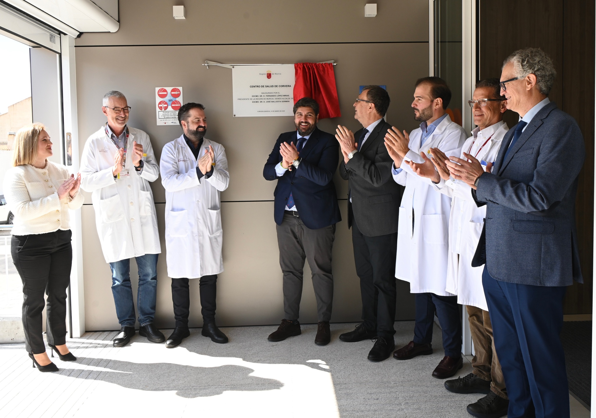 López Miras inaugura el nuevo centro de salud de la pedanía murciana de Corvera