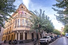 Imagen de la fachada principal de la Casa Díaz Cassou