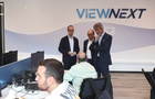 El consejero de Transformación Digital y el director general de Viewnext, Jorge Jiménez, conocen las instalaciones de la compañía tecnológica en ...