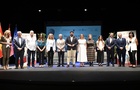 El presidente del Gobierno regional, Fernando López Miras, en la clausura de la Jornada 'Región de Murcia Sénior: economía de la longevidad'