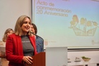 La consejera de Política Social, Familias e Igualdad, Conchita Ruiz, durante el acto conmemorativo por el 20 aniversario de 'Mediaccion' (1)