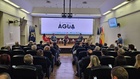 Imágenes de la consejera Sara Rubira durante su participación en la I Jornada Nacional de Agua junto a los consejeros de Medio Ambiente, Agricultura...