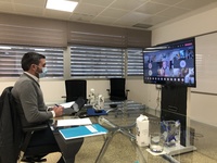 El consejero Antonio Luengo durante su intervención en la Conferencia Sectorial de Medio Ambiente celebrada mediante videoconferencia.