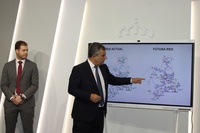 El consejero de Medio Ambiente, Universidades, Investigación y Mar Menor, Juan María Vázquez, durante la rueda de prensa informativa sobre la necesidad...