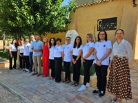 La directora general del SEF, Marisa López Aragón, ha visitado a los alumnos del programa de promoción turística del Año Jubilar, junto con el alcalde...
