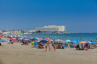 Vista de una playa de La Manga