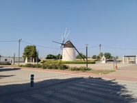 Un molino de viento situado en Torre Pacheco.