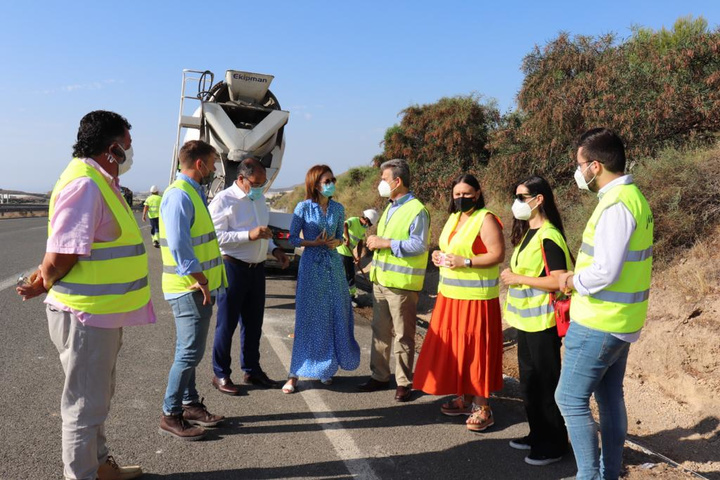 Visita a las obras de mejora de la Autovía Lorca y Águilas