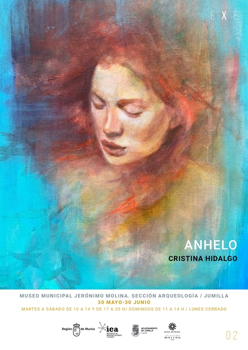 Cartel de la exposición de Cristina Hidalgo en Jumilla