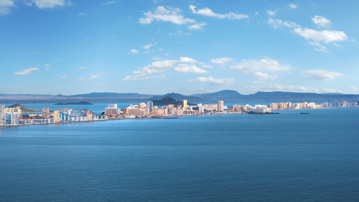 Vista panorámica de La Manga.