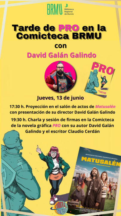 Imagen del artículo Cine, comic y hip hop en clave española en la Biblioteca Regional de la mano de David Galán