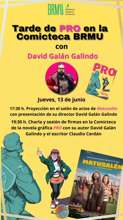 Cartel de los actos que se desarrollarán esta tarde en torno a la figura de David Galán.