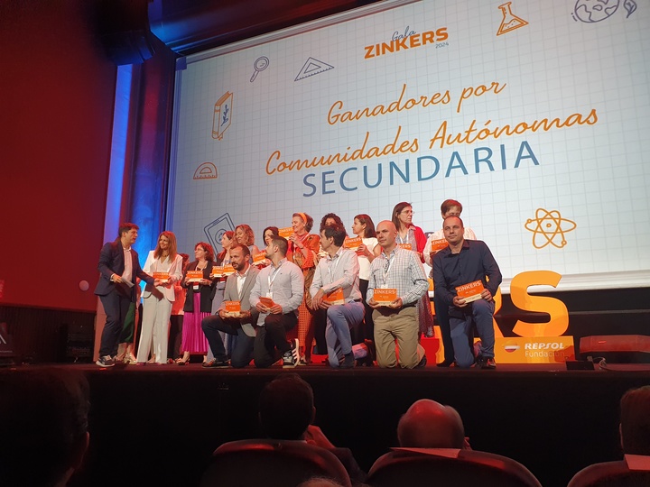 El Colegio Nuestra Señora del Carmen de La Unión, ganador de los Premios Zinkers de la Fundación Repsol, en la modalidad  de Secundaria