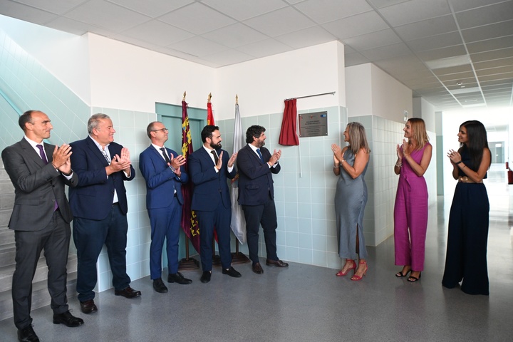 López Miras inaugura el nuevo pabellón de Educación Primaria del CEIP Rey Juan Carlos I de La Unión