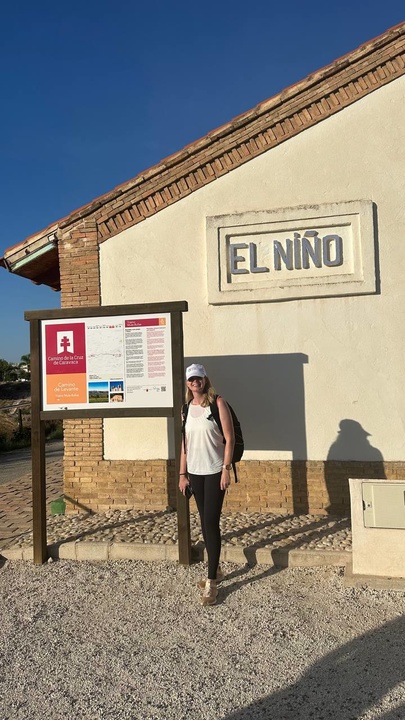 La periodista de The Times, a su paso por El Niño de Mula.