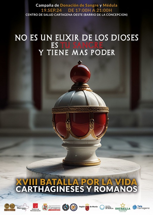 La 'XVIII Batalla por la Vida' promueve la donación de sangre y médula ósea.