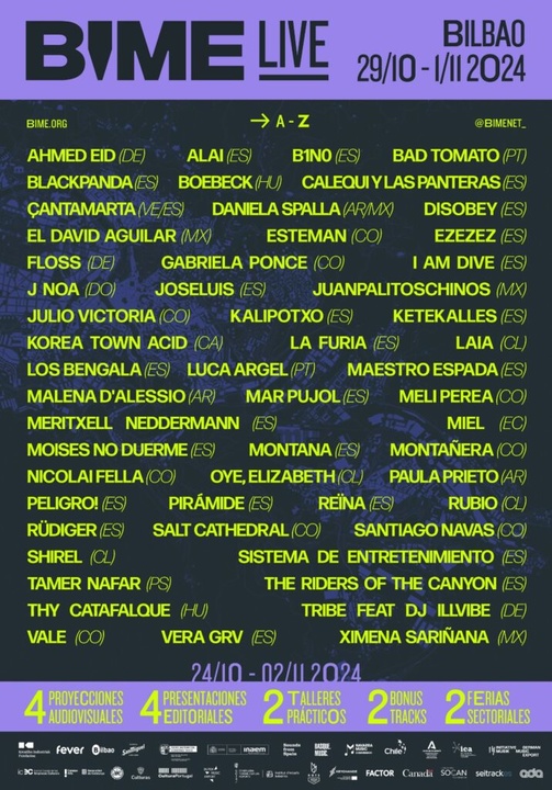 Imagen del cartel de BIME Live!