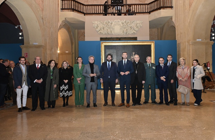 El presidente de la Comunidad, Fernando López Miras, inauguró hoy la exposición 'El siglo de Tegeo'