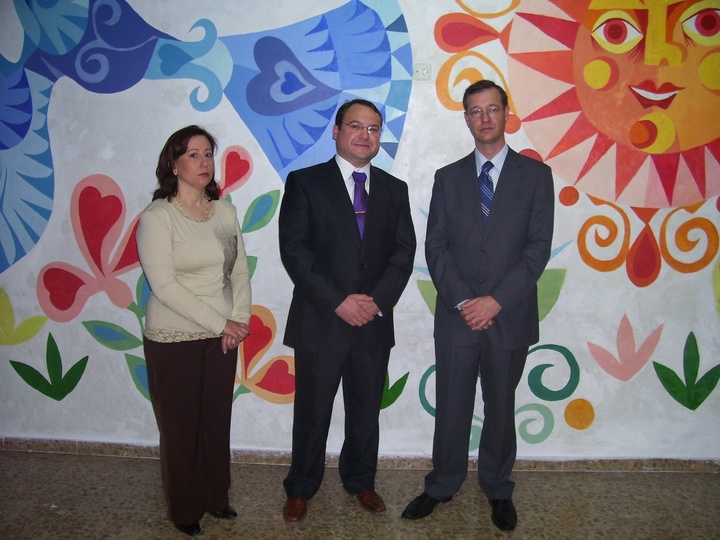 Presentación de la restauración del mural de Párraga del Colegio Público de Ricote