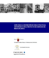 Portada de "Guía para la definición de una estrategia antisísmica en el proyecto de edificios de nueva planta"