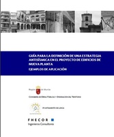 Portada de "Guía para la definición de una estrategia antisísmica en el proyecto de edificios de nueva planta. Ejemplos de aplicación"