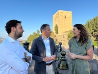 El director general del Instituto de Turismo, junto al alcalde de Lorca, Fulgencio Gil, y la directora de la Guía Repsol, María Ritter