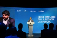 López Miras, en la presentación del proyecto de NTT Data en la Región de Murcia