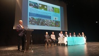 El secretario general de la Consejería de Agua, Agricultura, Ganadería y Pesca, Francisco González Zapater, en la clausura de la jornada de Sanidad...