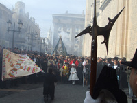 Imagen de las fiestas de la Purísima de Yecla, declaradas hoy de Interés Turístico Internacional.