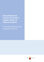 Portada de "Guía profesional de recursos de atención a mujeres víctimas de violencia de género. Actualizada a 15 de febrero de 2018"